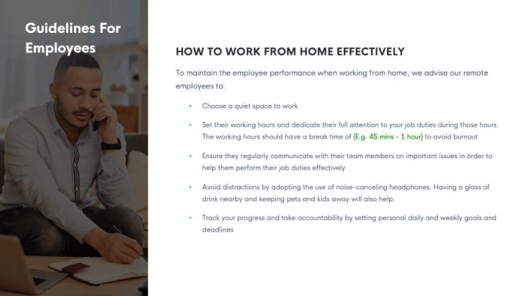 Do I have to allow my employees to work from home