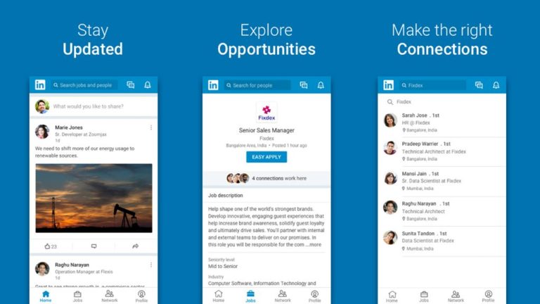 What is LinkedIn mobile site