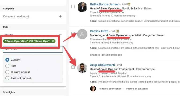 Can you do Boolean searches in LinkedIn Sales Navigator