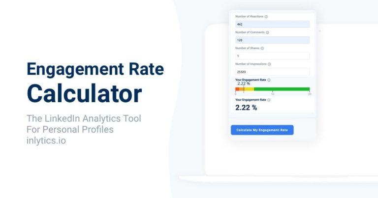 How do you calculate engagement rate on LinkedIn