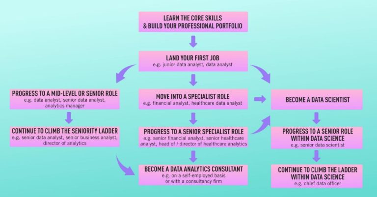 What is the education pathway for a data analyst