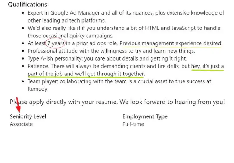 How does LinkedIn know applicant seniority level