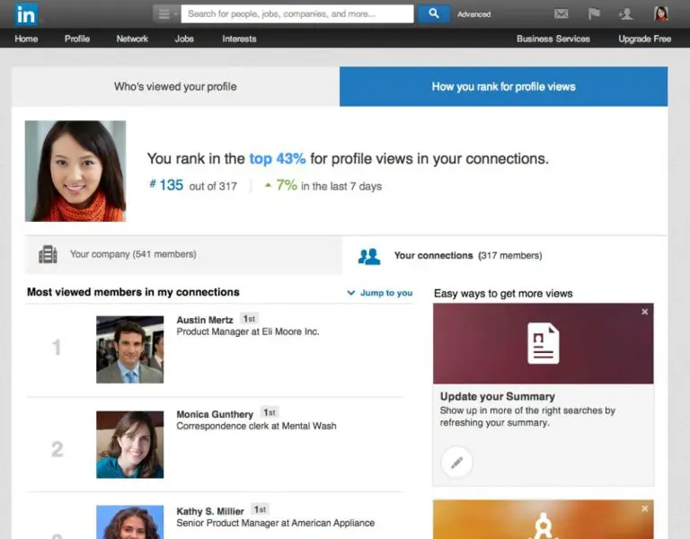 Does LinkedIn notify profile views