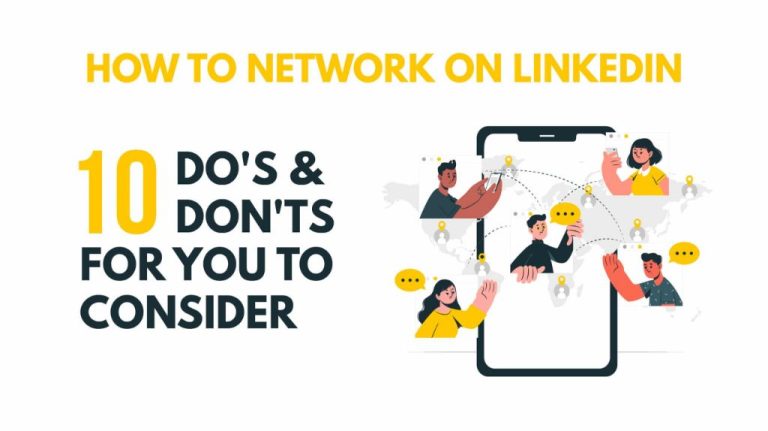 When networking on LinkedIn What is the best practice