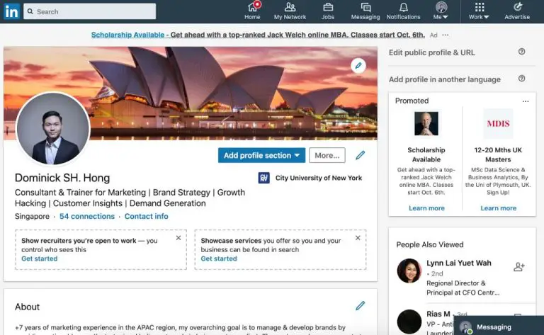 How do I create an impressive LinkedIn profile