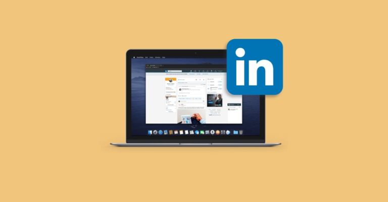 How do I use LinkedIn on my macbook air