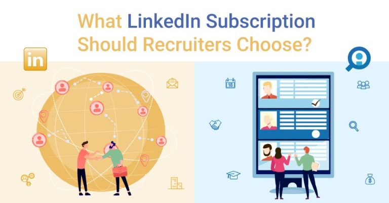 What does LinkedIn premium offer for recruiters