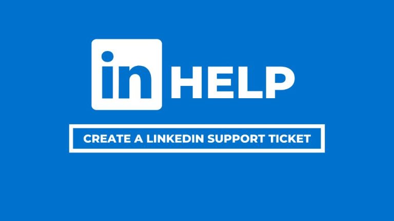 How do I create a support case on LinkedIn