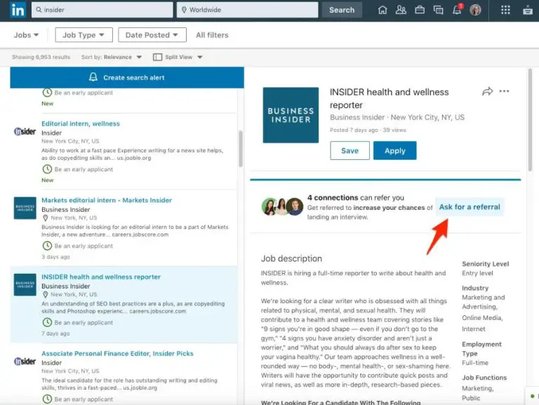 What to do on LinkedIn to get a job