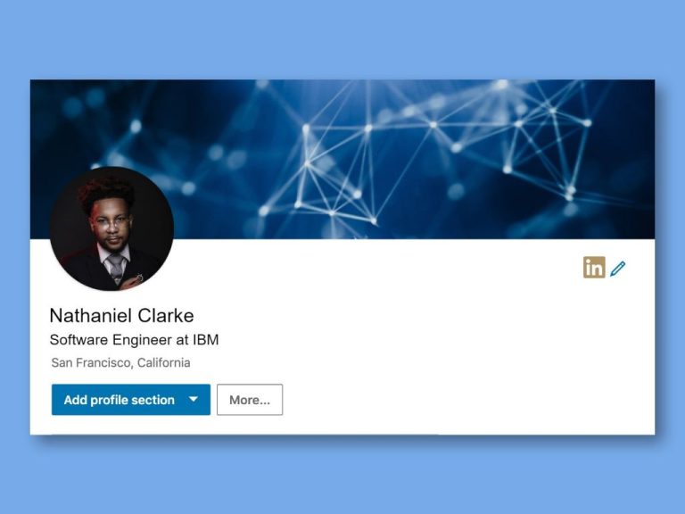 How do I create a catchy profile on LinkedIn