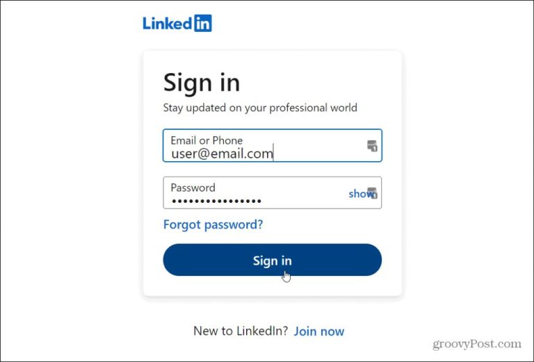 How do I log into LinkedIn without the authenticator app