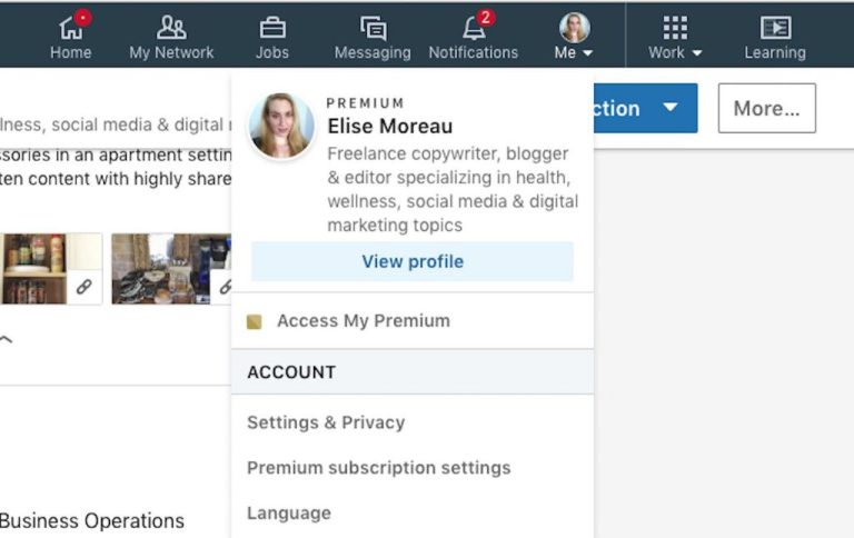 What should a LinkedIn account look like