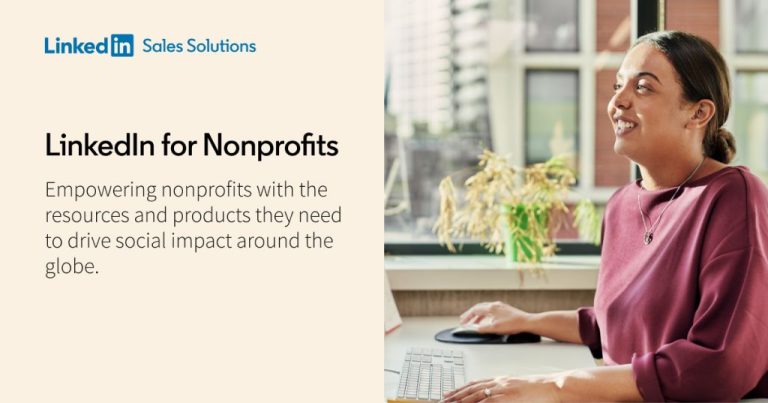 What are the benefits of LinkedIn for nonprofits