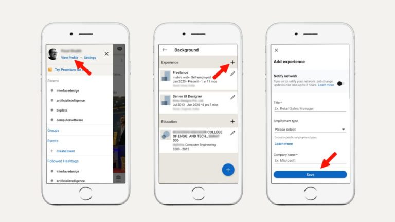 How do I add a promotion on LinkedIn mobile app