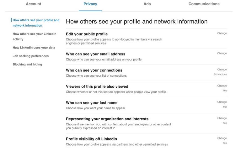 Is LinkedIn safe for Privacy