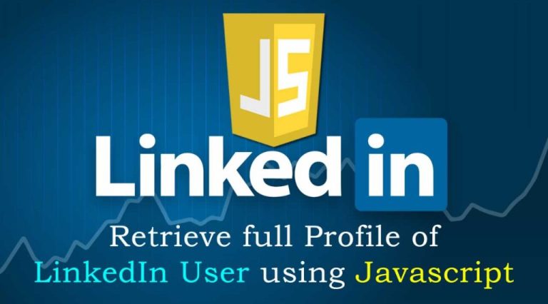 How to retrieve full profile of LinkedIn user using JavaScript