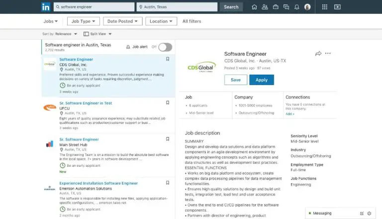 How good is LinkedIn for job search