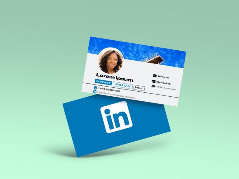 Do people put LinkedIn on business cards