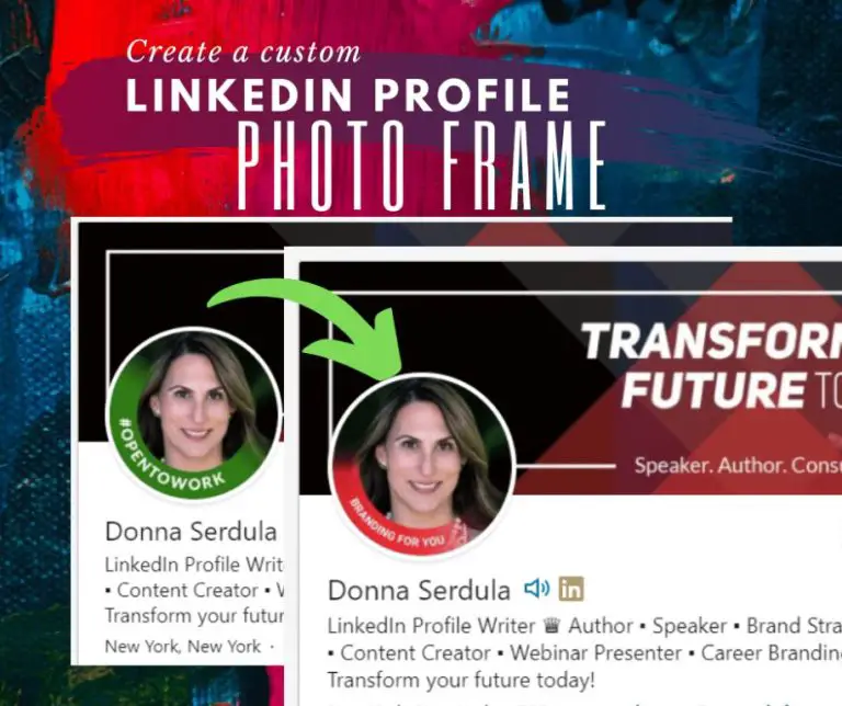 Can you create your own LinkedIn frame