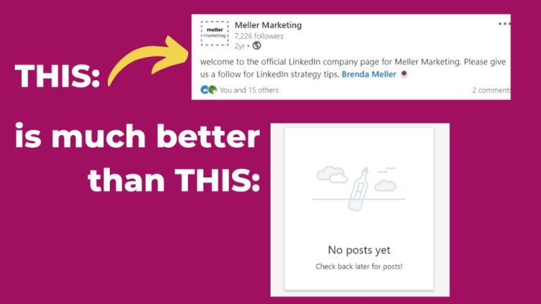 What should be your first post on LinkedIn company page