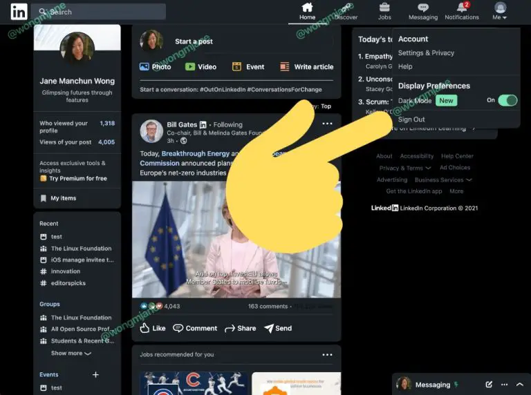 Why doesn t LinkedIn have dark mode