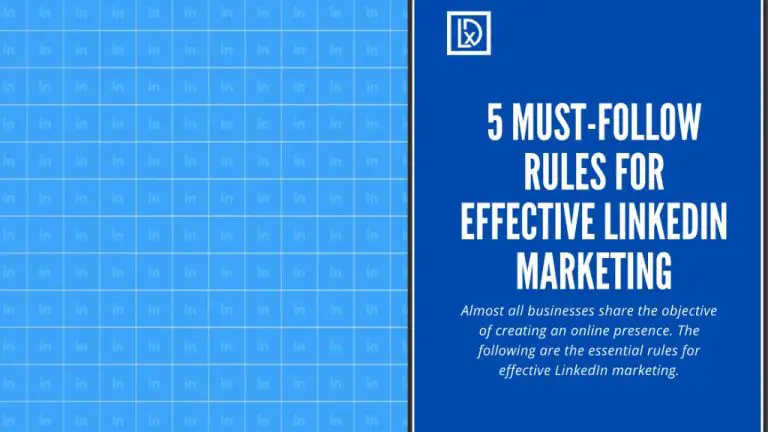 What rules must be followed on LinkedIn