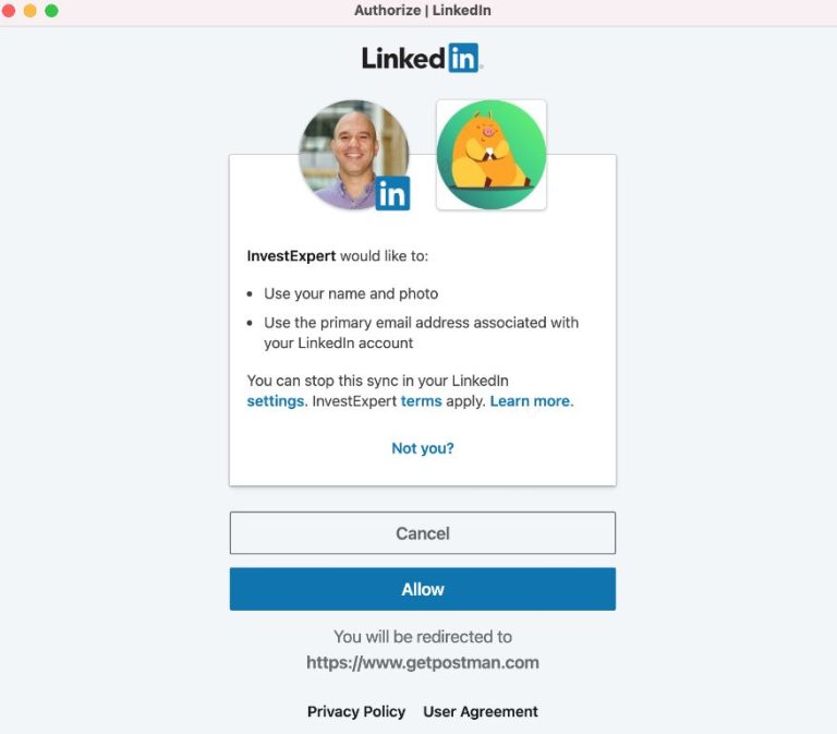 How do I use LinkedIn authentication