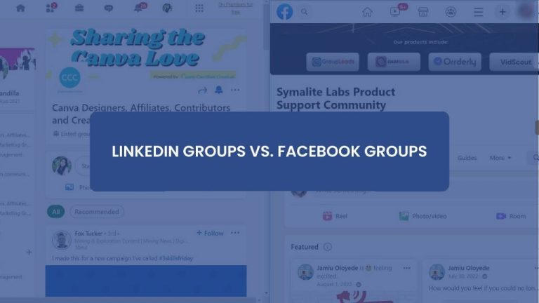 What is the difference between LinkedIn group and Facebook group