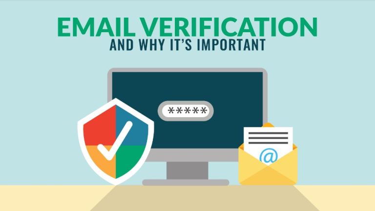 What is the benefit of email verification in terms of security