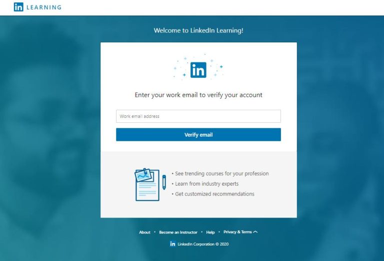 How do I use LinkedIn Learning with my school account