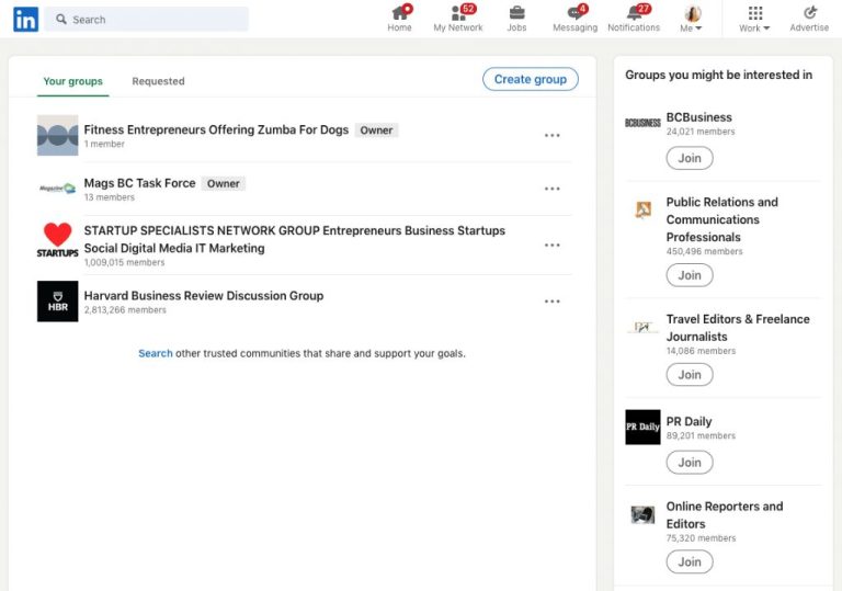 Where is the best place to find new LinkedIn groups