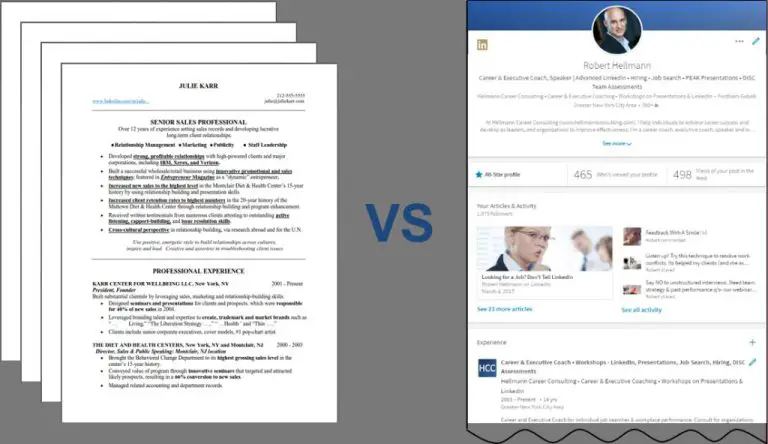 Do employers prefer LinkedIn or resume