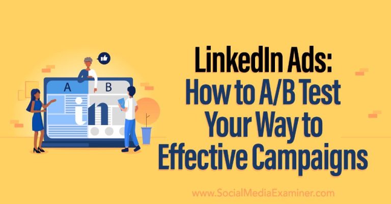 Can you do ab testing on LinkedIn ads