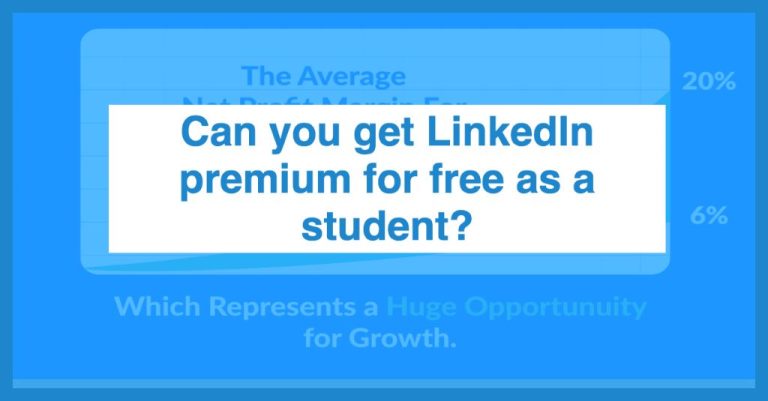 Can college students get free LinkedIn premium