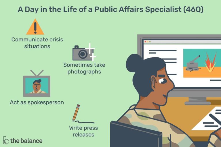What does a public affairs job do
