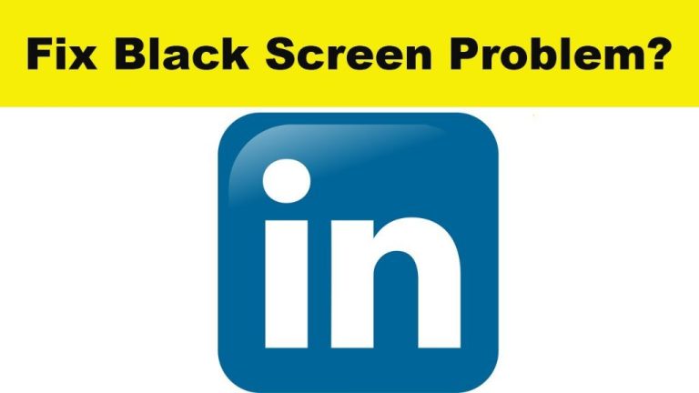 Why is my video a black screen on LinkedIn