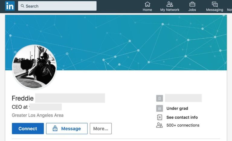 What does a locked message mean in LinkedIn