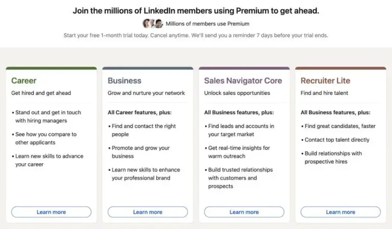 How do I use premium LinkedIn for job search