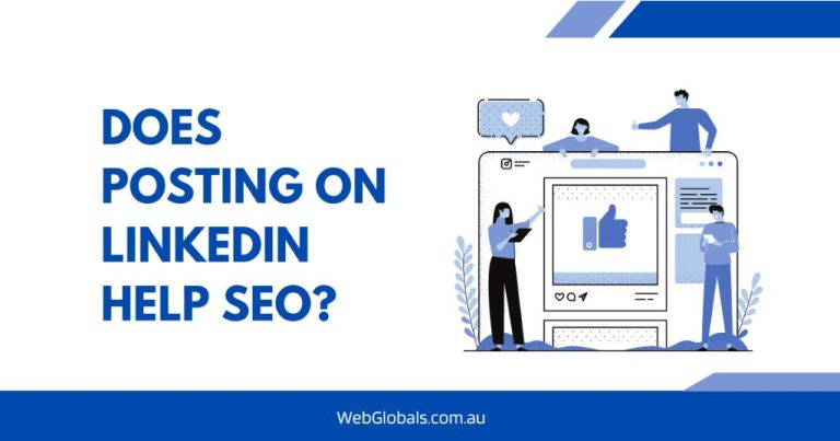 Does posting on LinkedIn help with SEO