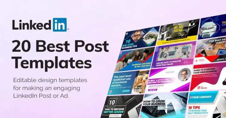 Does LinkedIn have post templates