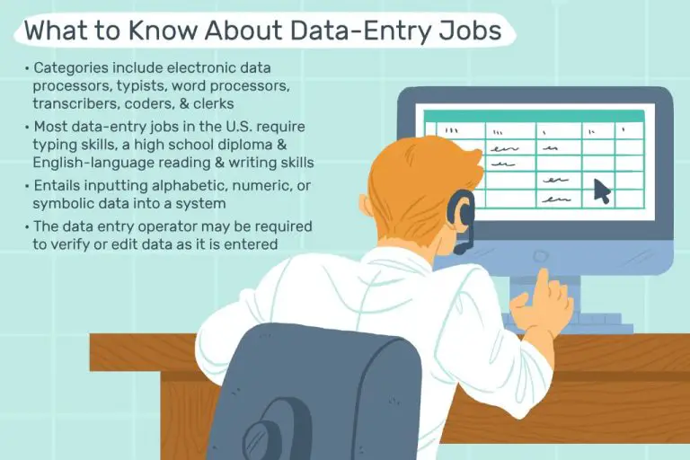 What does data entry consist of