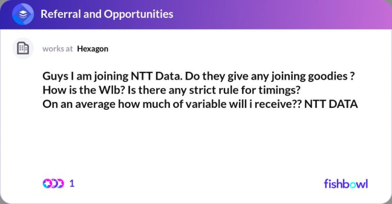 Should I join NTT DATA