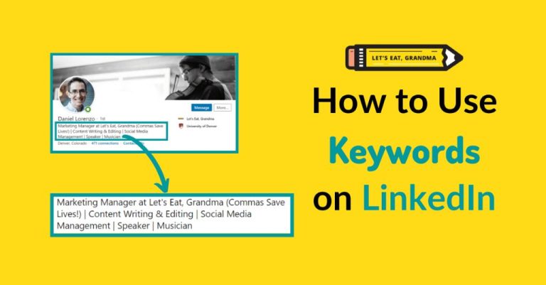 What are strong keywords for LinkedIn