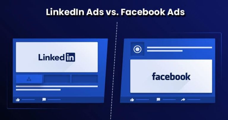 What is the difference between Facebook ads and LinkedIn Ads