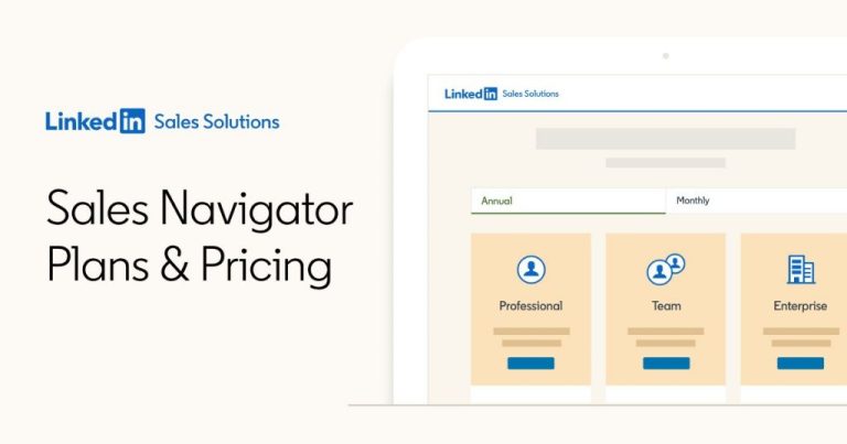 How much is sales navigator on LinkedIn per month