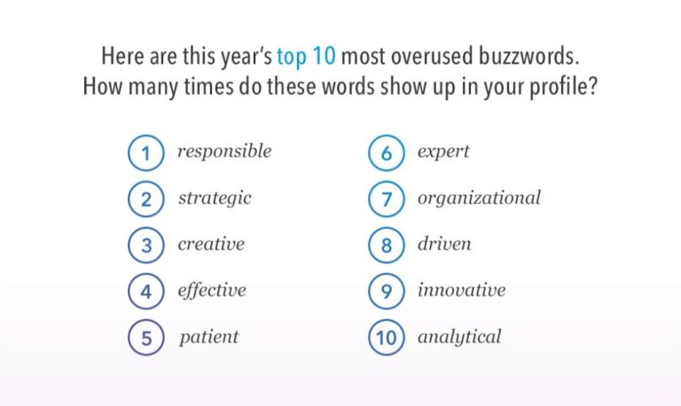 What words to use on LinkedIn