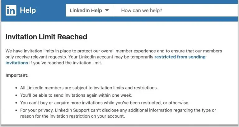 How do I get around LinkedIn invitation limit