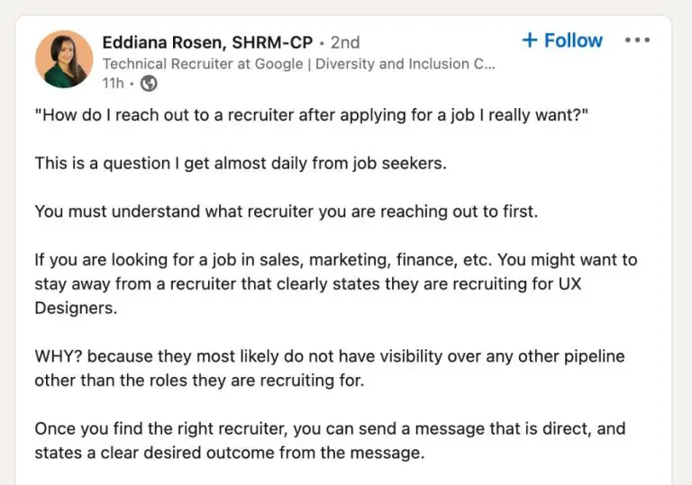 Should I connect or send InMail to recruiter