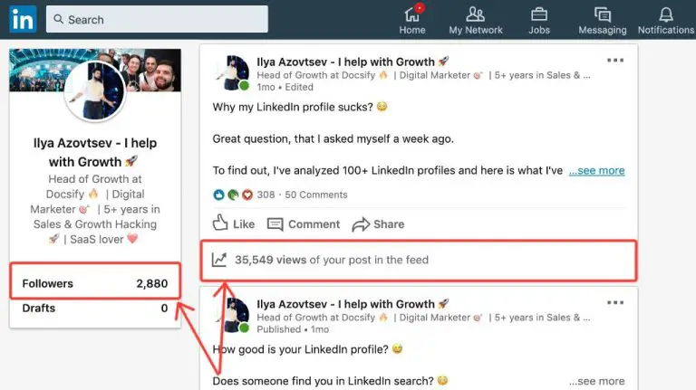 How do I increase my post views on LinkedIn