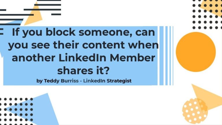 What happens when you Delete a shared post on LinkedIn